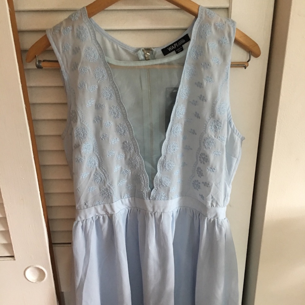 Breezy blue summer dress